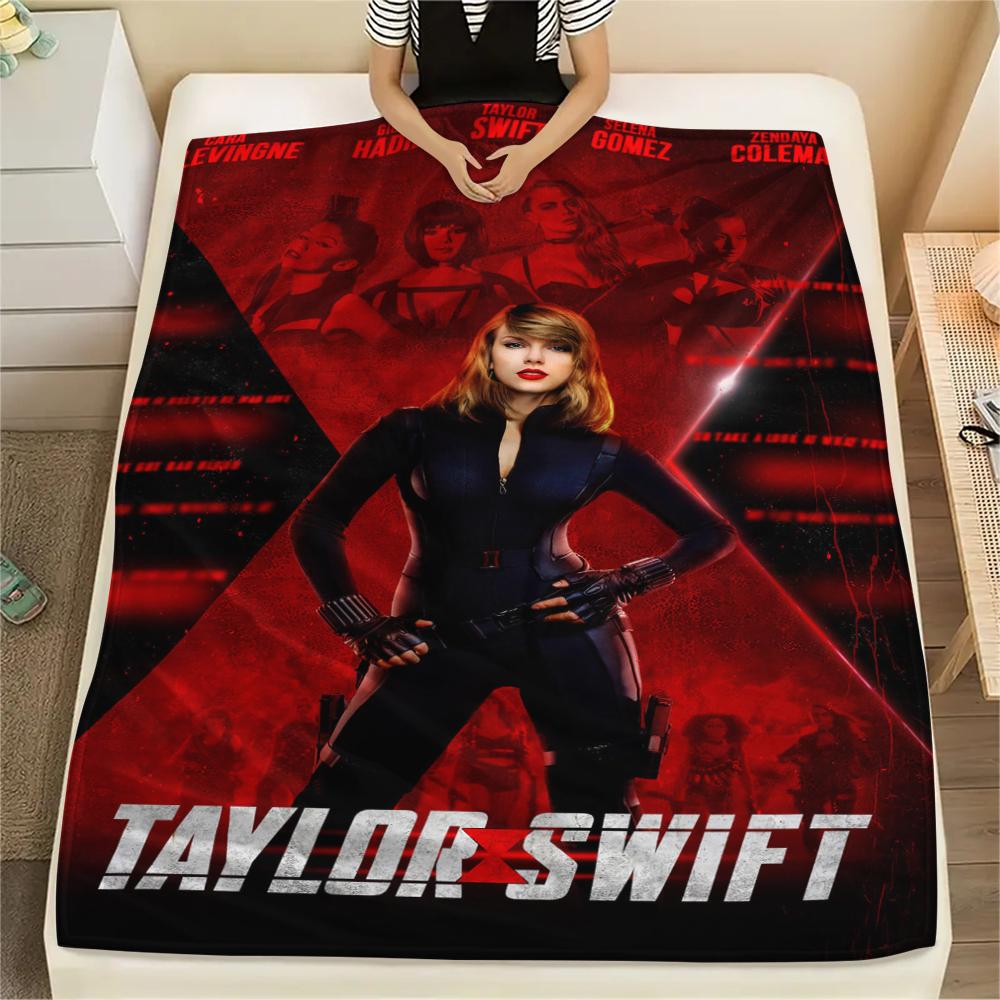 1 Stück Taylor Print Flanelldecke, Hohe Qualität, Für alle Jahreszeiten, Heimdekoration, Wärme und Komfort, Perfekt für Weihnachtsgeschenke