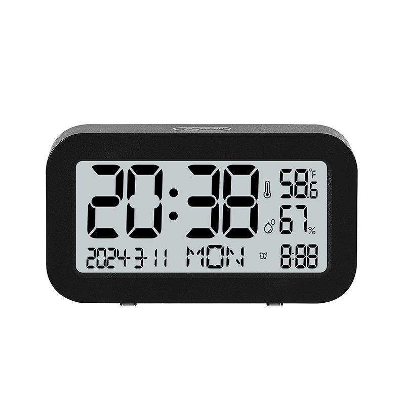 Multifunction LCD Alarm Clock Student Clock Simple Touch Luminous Clock Fashionable Desktop Clock 801Y02