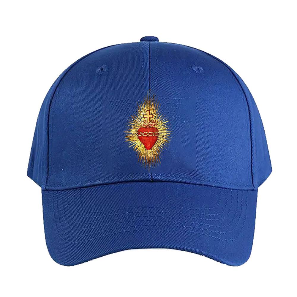 Sacred Heart of Jesus Christian Cap Summer Woman Man Adult Hat Fashion Casual Adjustable Printed Baseball Caps Trucker Cap