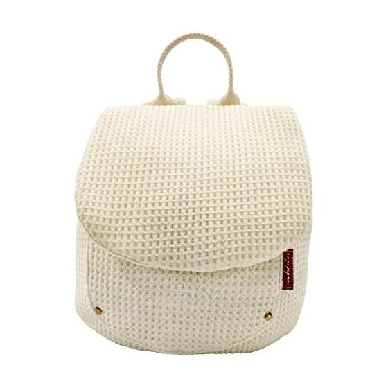 [E.X.P. Japan] Rucksack Waffle Backpack Baby Vanilla for Infants