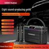 Huabao Bluetooth Karaoke Speaker with Microphone and Sound Card - Heavy Bass Home Audio System