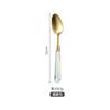 Transparent Acylic 304 Stainless Steel Cutlery Set High Value Hotel Table Spoon Knife Fork Teafork Teaspoon Wedding Decoration