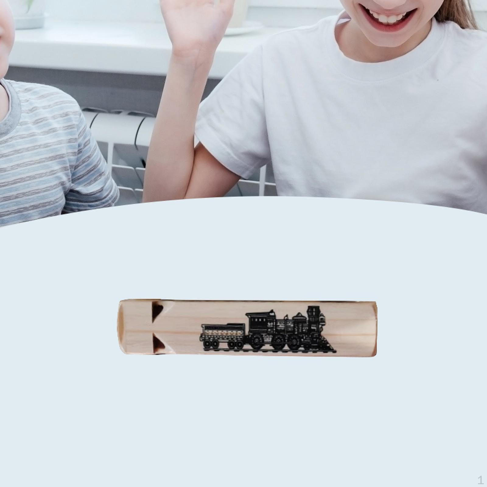 

Детская деревянная игрушка-свисток для паровозика, музыкальная игрушка для обучения и развлечения with pattern