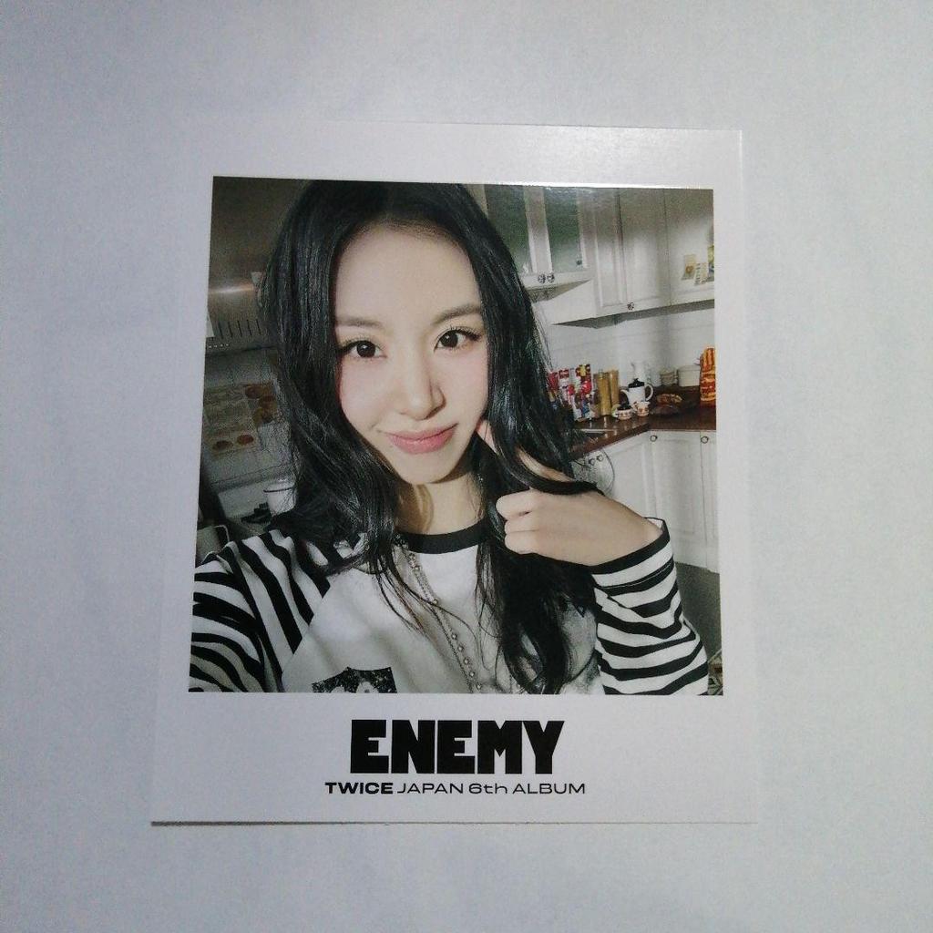 [USED] TWICE ENEMY Polaroid-style sticker Chaeyoung