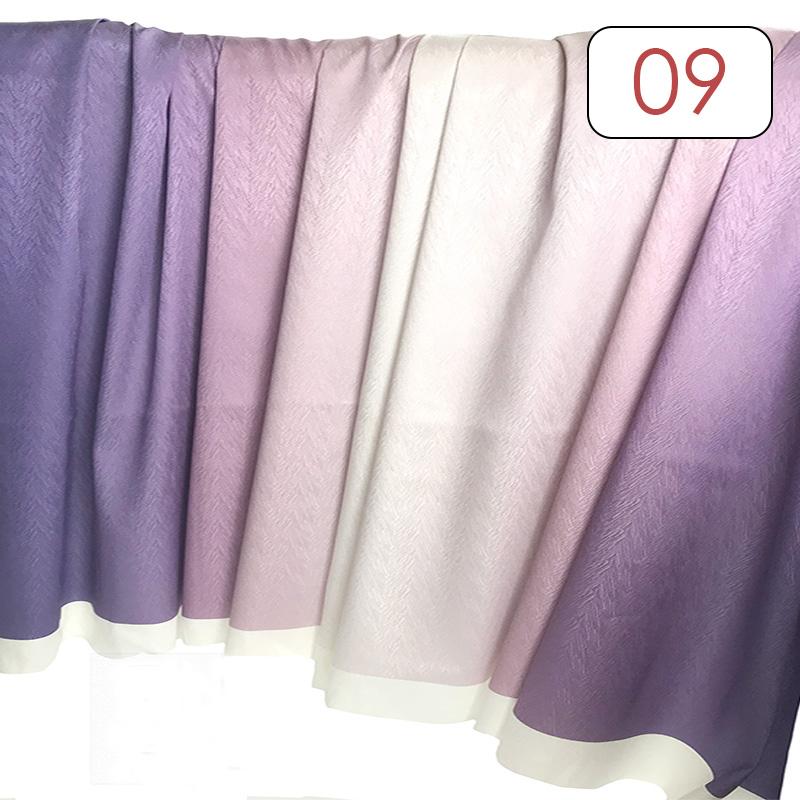 1 Meter Ancient Style Rainbow Gradient Fabric 120D Jacquard Multi-Tones Ombre Tulle Fabric For Sewing Hanfu Dress Stage Costume