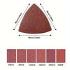 10/60Pcs Sanding Paper 90mm Triangular Hook & Loop Sandpaper Triangle Fit Oscillating Multi Tool Sanding Pad Multi Grit