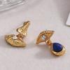 Vintage Devil's Eye Earrings Luxury Temperament Metal Earrings For Women Party Gifts