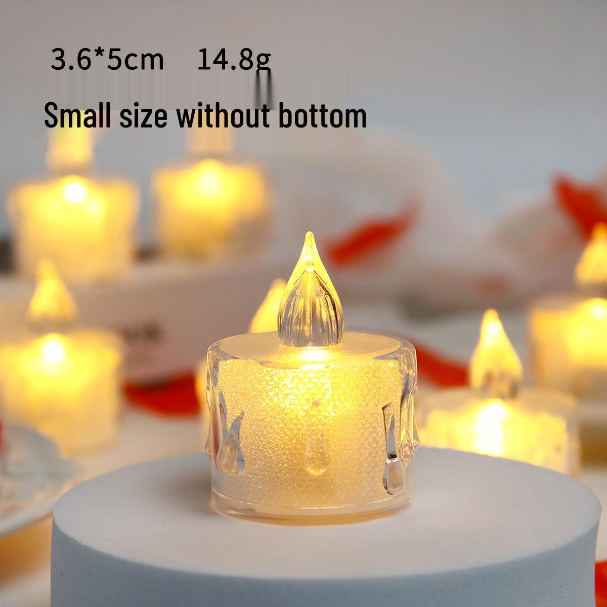 

Светодиодные мини-свечи для романтических предложений и украшения интерьера Transparent Shell