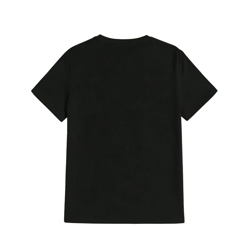 Men'S Heavy Black Graphic Tee Featuring a Limpbizkit Design, Styled with a Kangaroo-Inspired Print This Casual Round Neck Shirt Is Perfect for