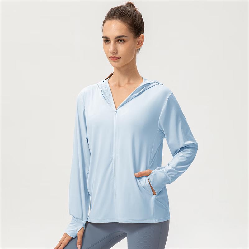 Women's Ice Silk UV Protection Long Sleeve Hoodie
