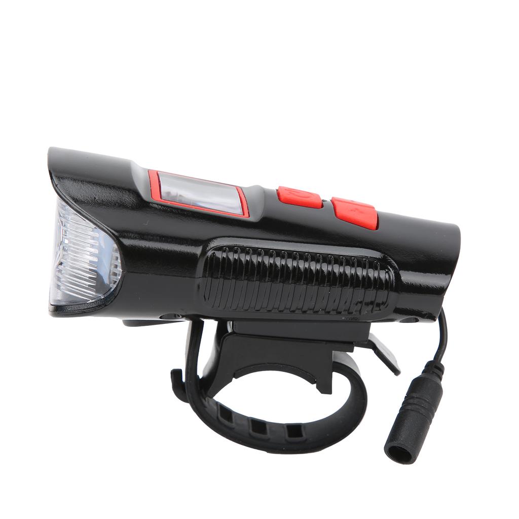 Mountain Bike Computer with Headlight USB Rechargeable Bike Speedometer with Head Light