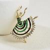 Temperament Dancing Fairy Girls Brooch For Women Men Artistic Cute Rhinestone Ballet Gymnastics Beauty Lady Pins Wedding Jewelry
