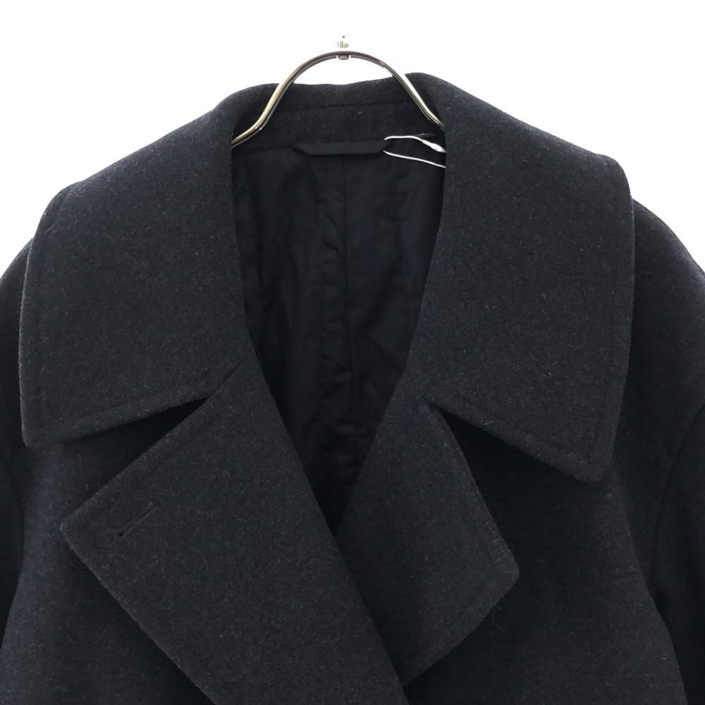 Неиспользованное короткое пальто UNIQLO S черное Двубортное с биркой Женское Б/У