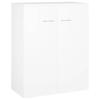 VidaXL Buffet, Storage Cabinet with Door, Storage Cupboard, Living Room Interior Organizer, White 800729