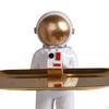 Chic Astronaut Statue, Holder Organizer Resin Figurine European Sundries Storage Tray for Dining