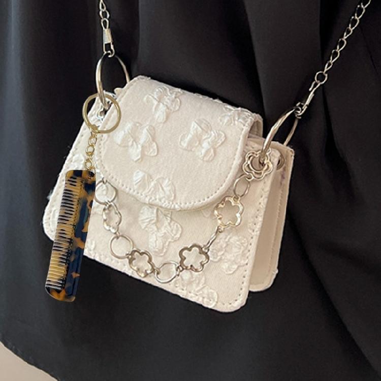 Aesthetic Keychains Purse Handbag Backpack Bag Pendant Charms Hair Comb Keychains Charms Car Keyring for Women Girls