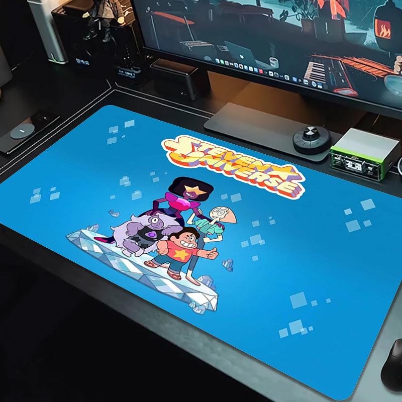 Steven Universo Color Mouse Pad Large Gaming Table Cushion Non-slip Laptop Tablet Big Mousepad XXL Mat Mini PC Playmat With Lock Edge