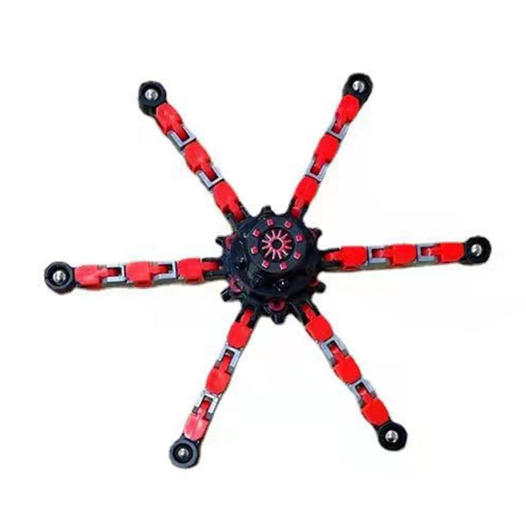 Deformable Robot Decompression Fingertip Toy DIY Deformable Robot Funny Sensory Fidget Toys for Kids Adults Anxiety Stress Relief Toy