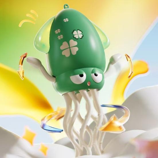 Electric Dancing Octopus Toy with LED Lights Music Smart Obstacle Avoidance Auto-Wiggling
