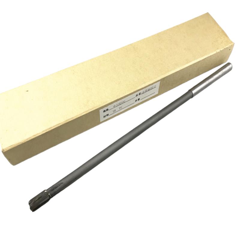 YG8 welding tungsten steel head straight shank lengthening machine reamer 200/300mm, alloy inlaid lengthening reamer 4-20mm