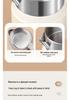 AUX Electric Kettle: Automatic, Constant Temperature, Insulated, Portable, Small for Dormitory Use.