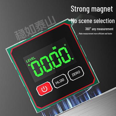 Mini High-Precision Laser Digital Angle Level with Green Laser Line Display