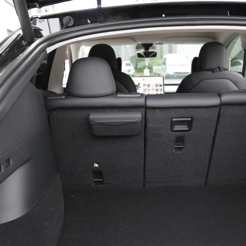 For Tesla Model 3 Y S X Car Storage Box Sticky Case Glasses Sunglasses Holder Garbage Trash Bin TPE Stickable Car Accessories