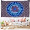 Red and Blue Mandala Tapestry Wall Hanging Hippie Tapiz Bohemian Psychedelic Witchcraft Living Room Dormitory Home Decor