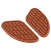 Pair of Motorcycle Fuel Tank Traction Pad Protector Vintage Universal Knee Grip Decals