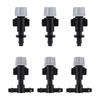 10/50Pcs Adjustable Grey Sprayer Nozzle Kits 4/7mm Hose 2-way 3-way Drip-irrigtion Sprinklers Garden Lawn Atomization Cooling