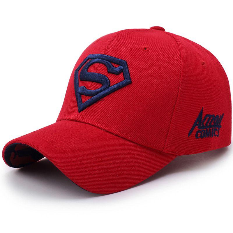 Luxurious Super Hero Cap Superman Snapback Embroidery Hat Unisex Steampunk Design