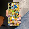 The S-simpsons Phone Cover Case for Oppo Reno 4F 5 6 7 8 10 11 14 F9 F11 F29 A84 A74 A93 A98 A78 A96 A76 A83