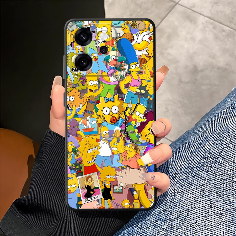 The S-simpsons Phone Cover Case for Oppo Reno 4F 5 6 7 8 10 11 14 F9 F11 F29 A84 A74 A93 A98 A78 A96 A76 A83