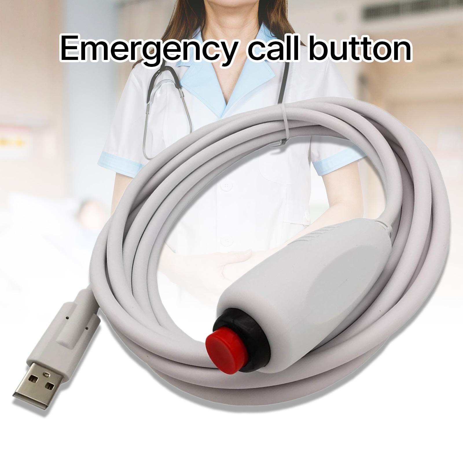

Сменный кабель кнопки вызова медсестры, пост медсестры, оповещения, кнопочный шнур с зажимом USB для медсестер в больнице