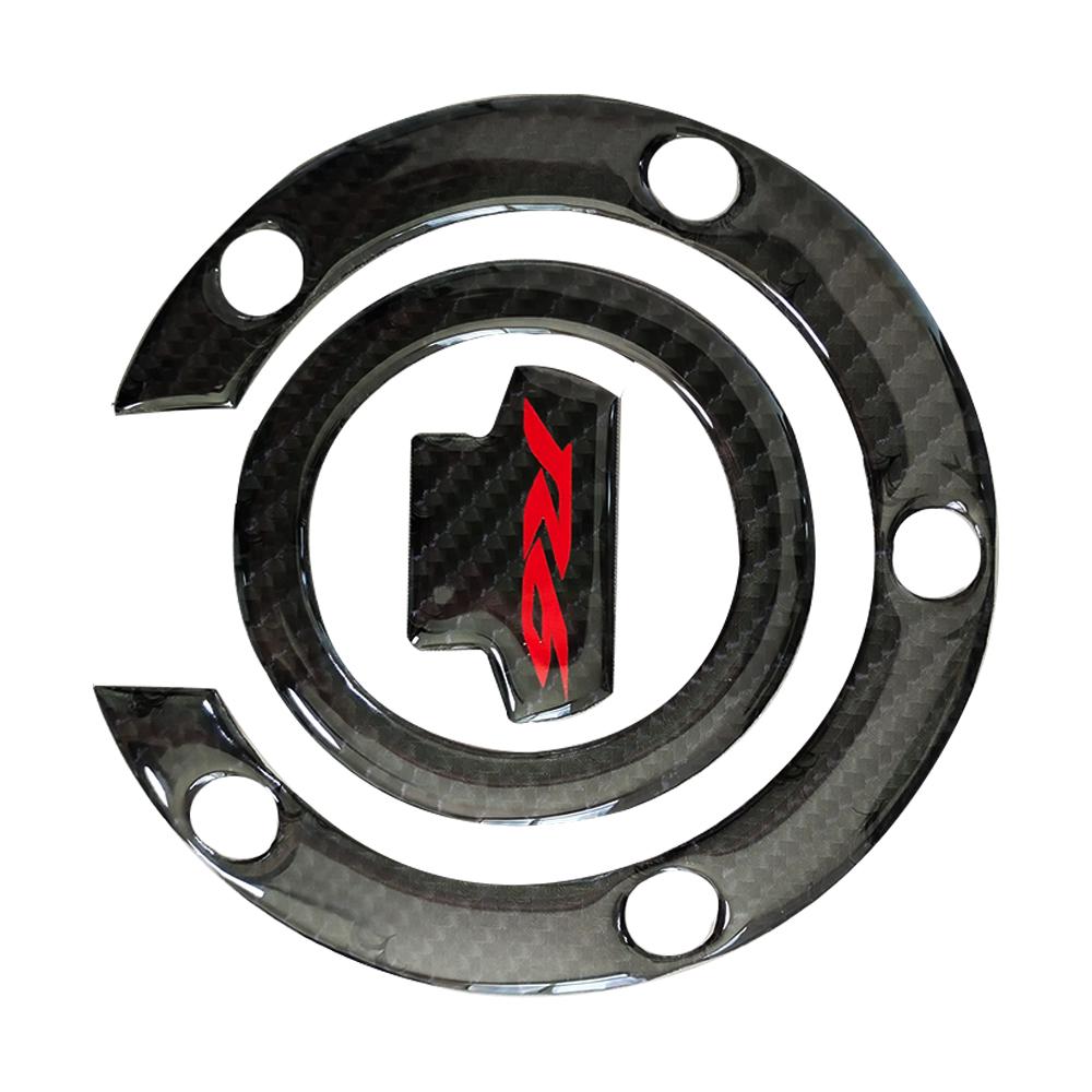 Motorcycle Fuel Tank Cap Protection Stickers 3D Carbon Fiber Tank