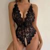 Women Erotic Jumpsuit Underwear One Piece Sexy Backless Ladies Lingerie Erotic Lace Pajamas Female Bodysuit Open Crotch Erotic Clothes