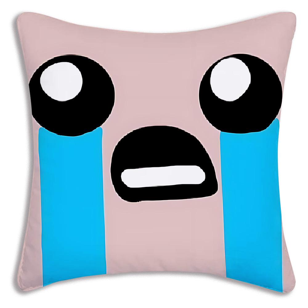 Cartoon The B-Bindings Of Isaac Pillow Covers Cartoon Sofa Decorative Home Double-sided Printing Short Plush Cute Cushion Cover
