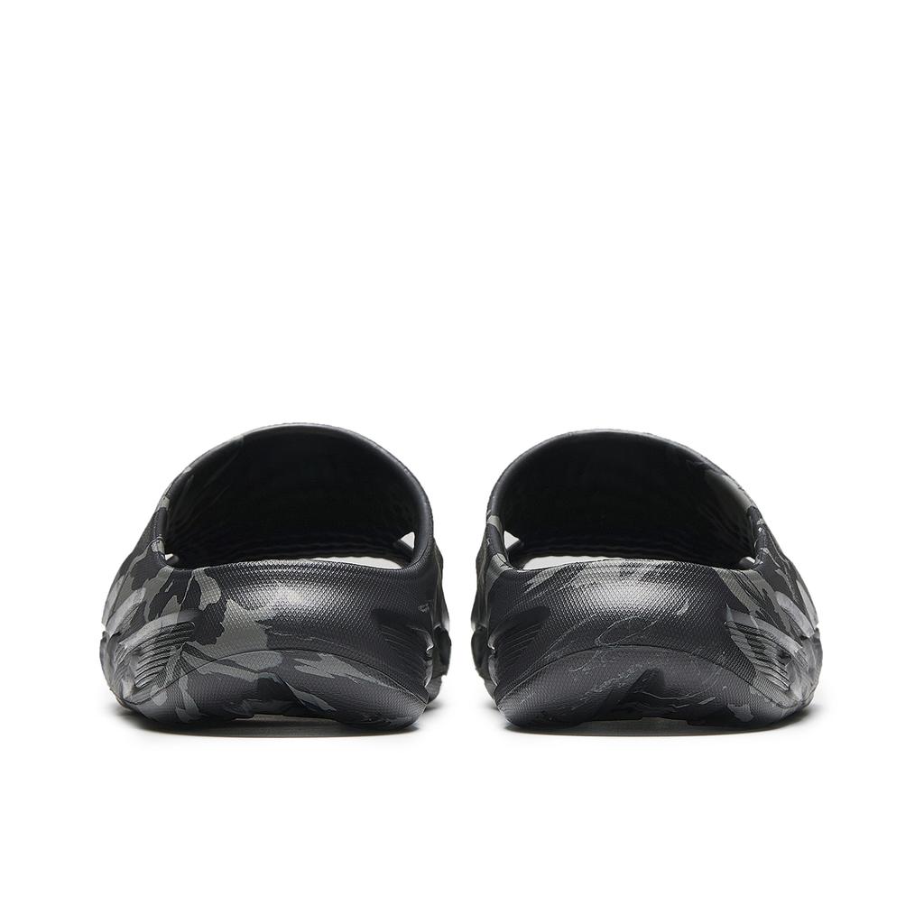 Anta C37 Casual Comfortable Anti-Skid Slide Sandals Men Footwear Black Gray 912628507-5