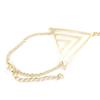 Les Trésors De Lily [J9203] - Gold 'Choreography' Ring Bracelet