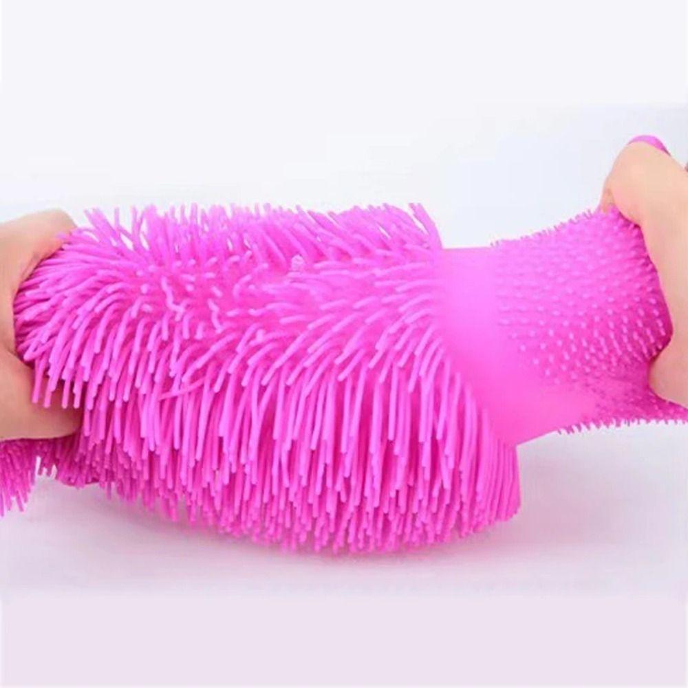 Fluffy Vent Squeezing Toys Long Haired 3D Sensory Toy Cute Cute Animal Squeezing Toy  Children