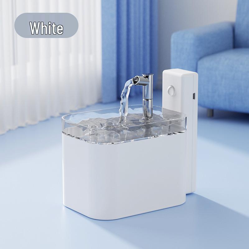 Smart Cat Water Fountain with Automatic Filtration and Large Capacity
