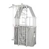 Gymnastic Ladder With House Indigo Pastel - White