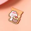 4Pcs Magnetic Bookmarks Thin Double-Sided Cartoon Book Markers Cute Page Holders Compact And Portable Page Holder for Students Reading Book