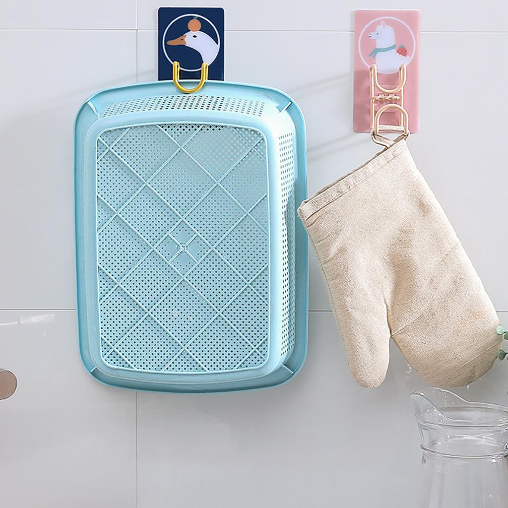 Cute Hooks Wall Mounted 360 Degrees  Rotating Hook Orderly Storage Strong Stickiness Towel Rack for Bathroom Kitchen