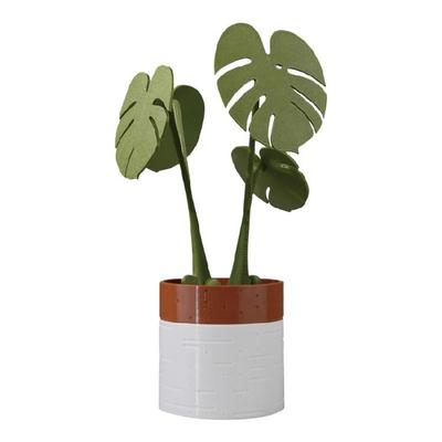 Elegant Magnetic Coasters For Drink Detachable Monstera Stem And Planter Heat Protections Home Decoration