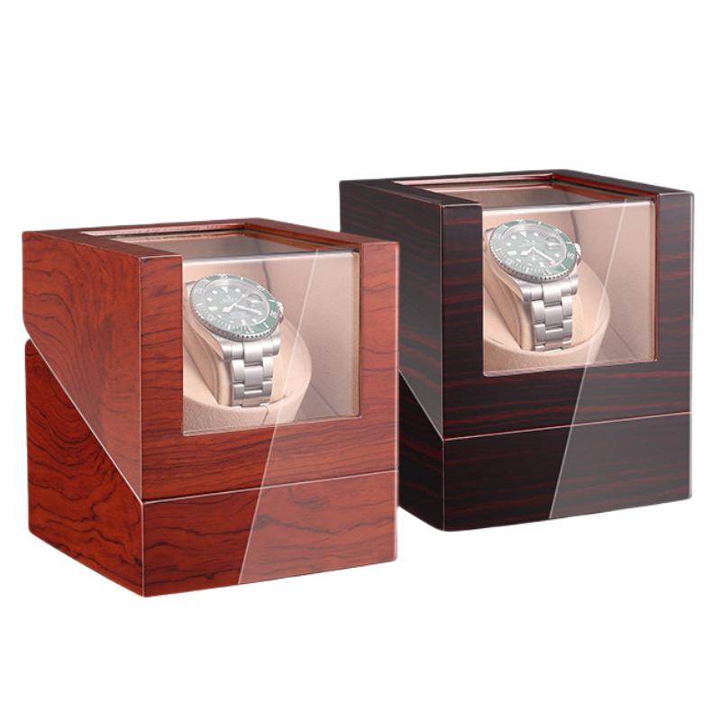 Watch Winder Box for Automatic Watches Mechanics Watch Box Automatic Winder Use USB Cable / with Battery Option Wooden Box