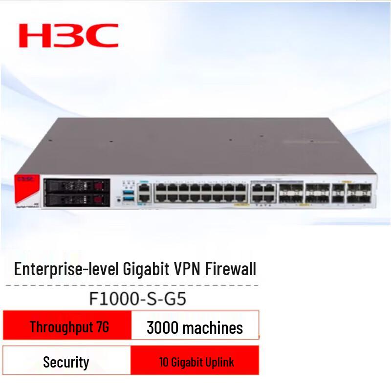 

H3C F1000-S-G5 Enterprise Gigabit Firewall VPN Router