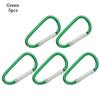 Flerfarget aluminiumsutstyr Legering karabiner Klatreknappspenne nøkkelring Camping Vandring Krok