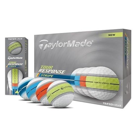 Taylor Made Golf Ball TMJ25 Tour Response Stripe Neon Yellow JPN dz