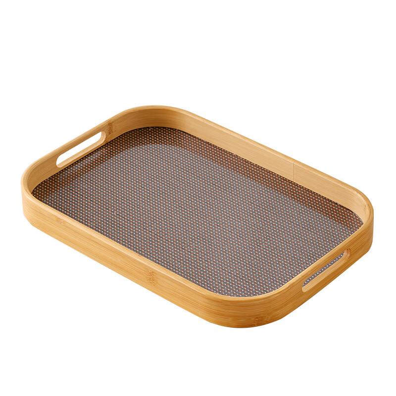 

Bamboo Wood Serving Tray with Handle